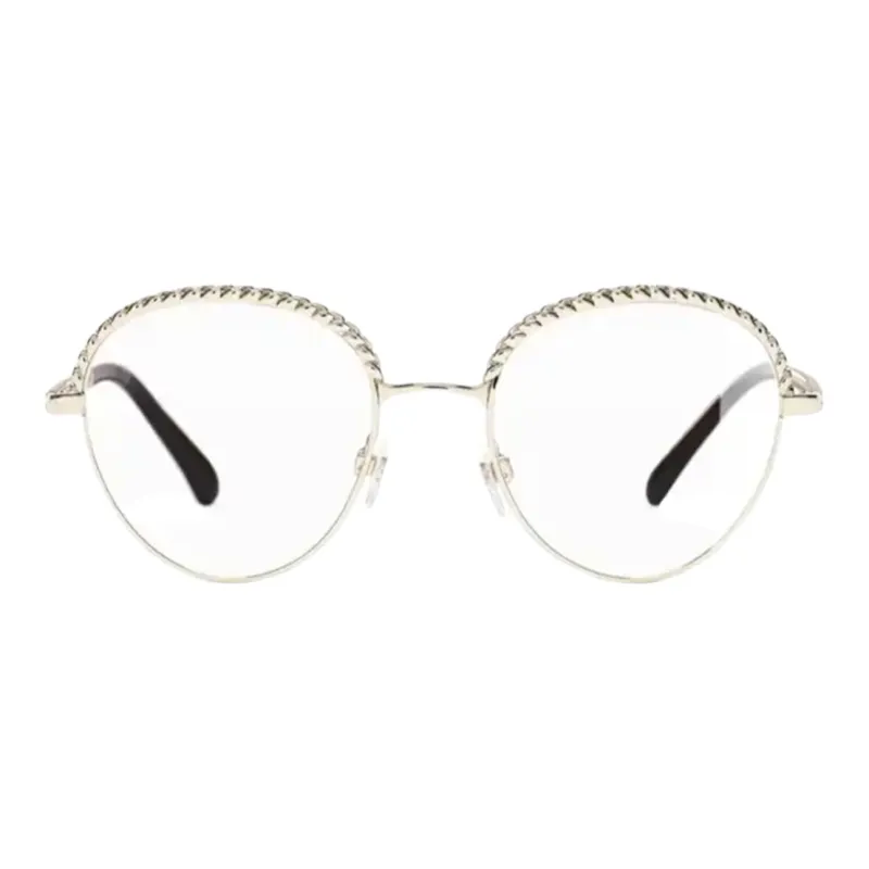 CHANEL Eyeglass Frames Women's Gold-0