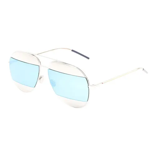 DIOR Sunglasses Women's Silver Blue