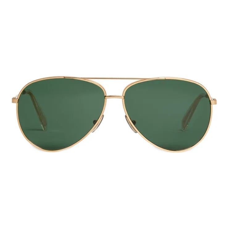 CELINE Sunglasses Unisex Green-1