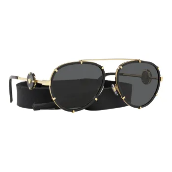 VERSACE Aviator Frame Sunglasses