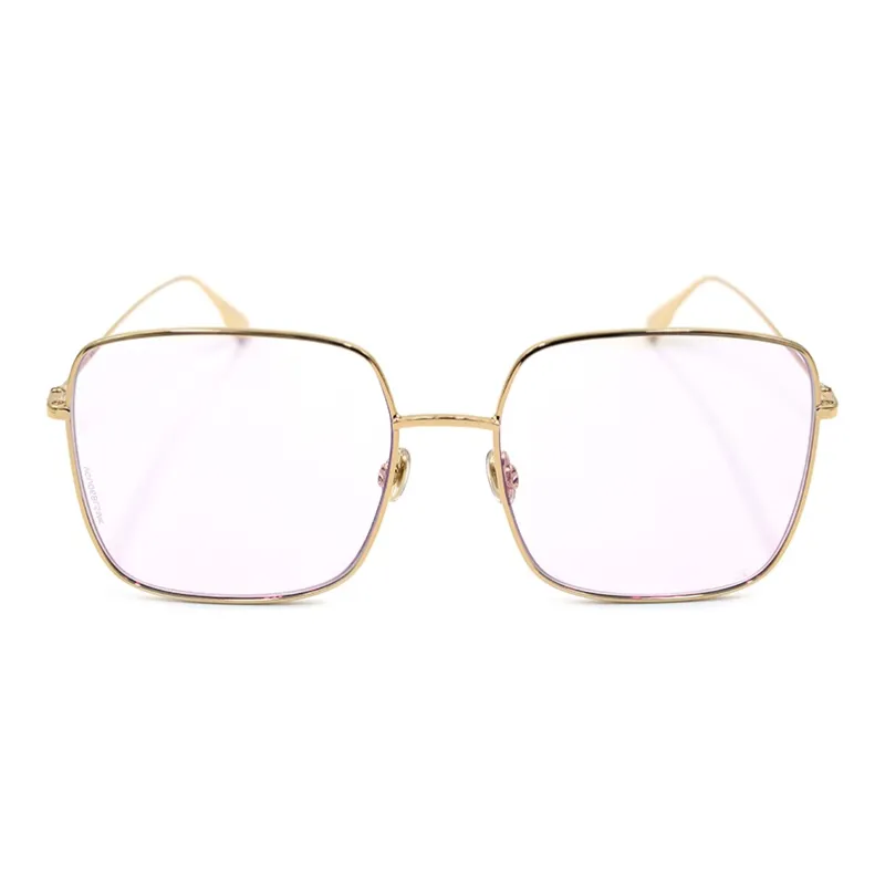 DIOR Injection Molded Square Sun Eye Women's Pink-1