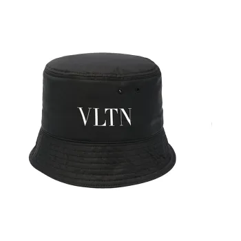 Valentino Logo Print Bucket Hat
