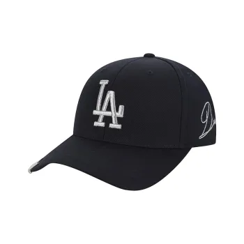 MLB Cotton Baseball Caps Unisex Black/White