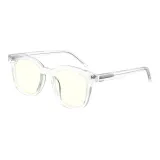 Transparent Frame with Blue Light Blocking Lenses
