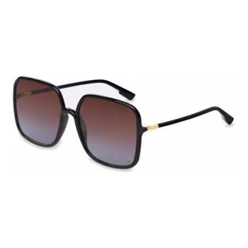 DIOR SoStellaire1 Gradient Acetate Square Sunglasses Black