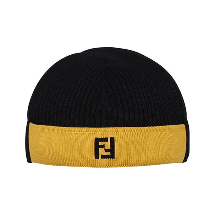 FENDI Baseball Caps Men Black-4