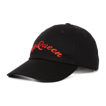 Alexander McQueen Logo Signature Baseball Cap
