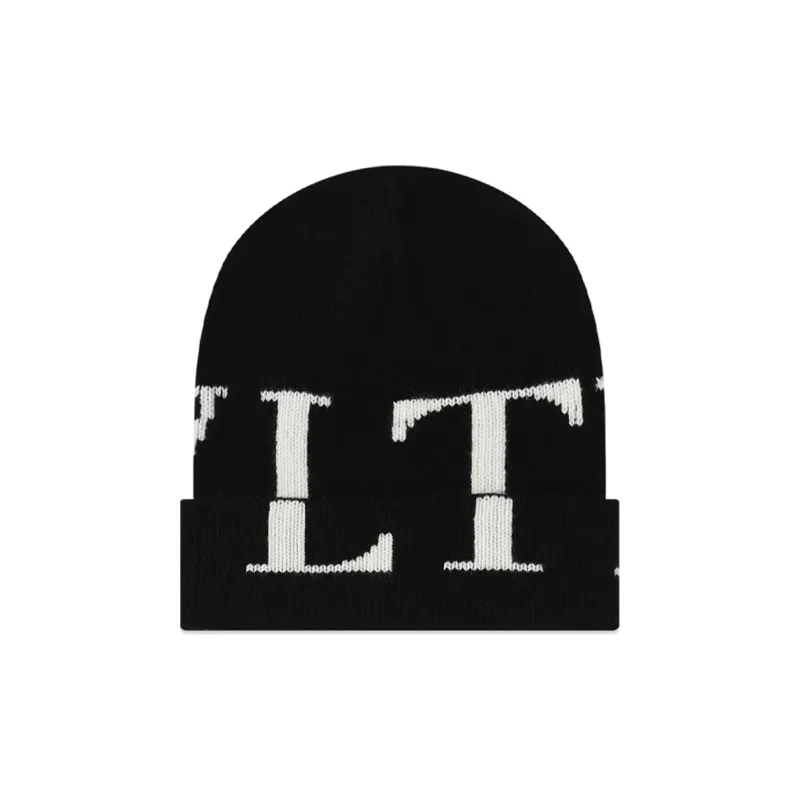 Valentino Vltn Logo Intarsia Beanie-0