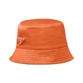 PRADA Re-Nylon Bucket Hats Women's Orange