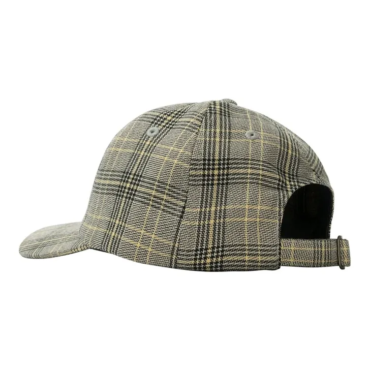Stussy Big Logo Plaid Low Pro Cap-1