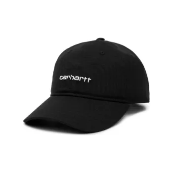 Carhartt WIP Cotton Baseball Caps Unisex Black