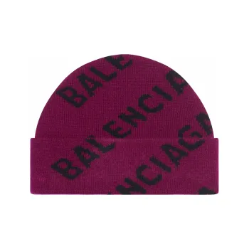 Balenciaga Beanies Women's Purple