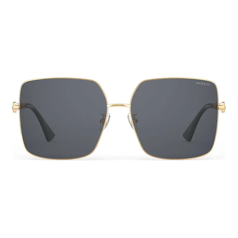 PARZIN Square Sunglasses Women's Fashion Logo Refined Correcting Sunglasses For Women's-1