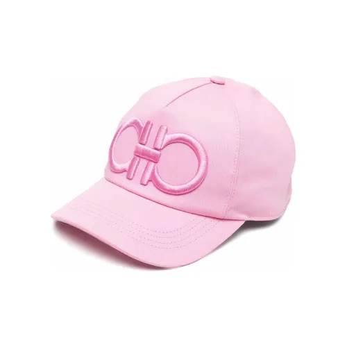 Ferragamo Baseball Caps Unisex Pink