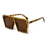 Leopard Print Frame with Tea Brown Lens	