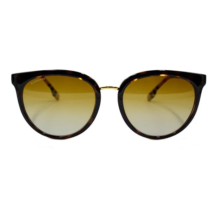 Burberry Sunglasses Women's Tortoiseshell Gold/Polarized-0