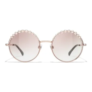 CHANEL Sunglasses Women's Pink