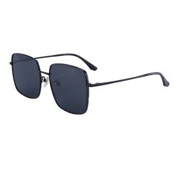 MUZU Alloy Square Sunglasses Unisex