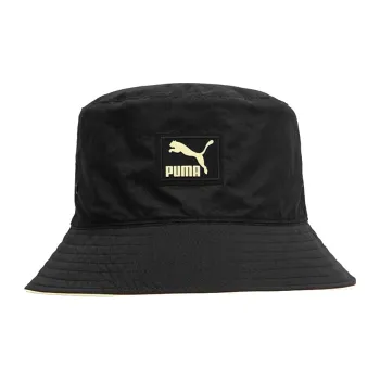PUMA Cotton Bucket Hats Unisex Black