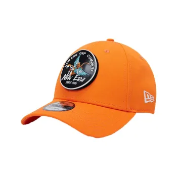 New Era Cotton Baseball Caps Unisex Orange