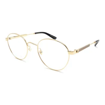 GUCCI Eyeglass Frames Unisex Gold
