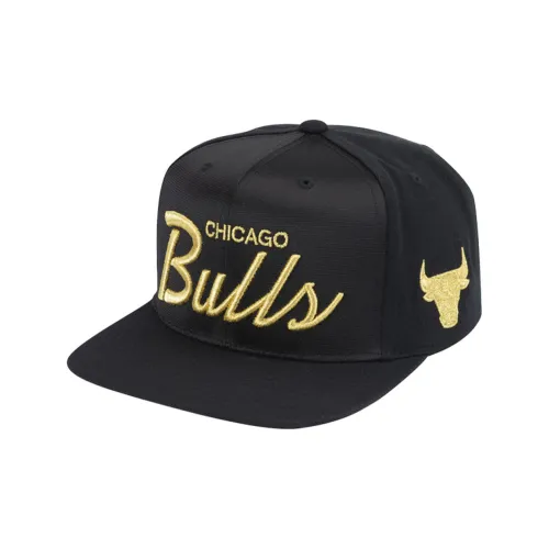 Mitchell Ness Peaked Cap Unisex Black