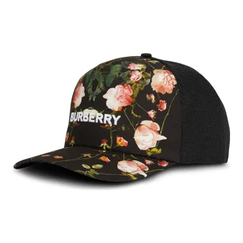 Burberry Baseball Caps Women's Black Pink