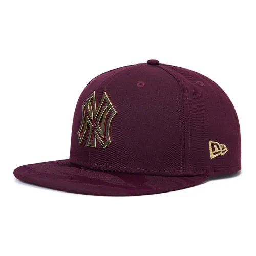 New Era Baseball Caps Unisex Burgundy