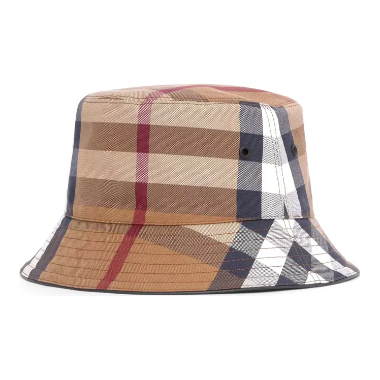 Burberry Check Cotton Canvas Bucket Hat-2