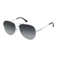 Silver Frame with Gray Lens