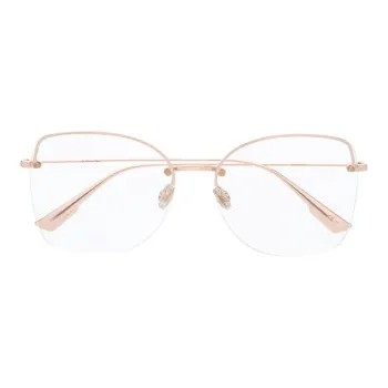DIOR Eyeglass Frames Unisex Gold