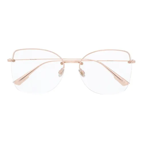 DIOR Eyeglass Frames Unisex Gold