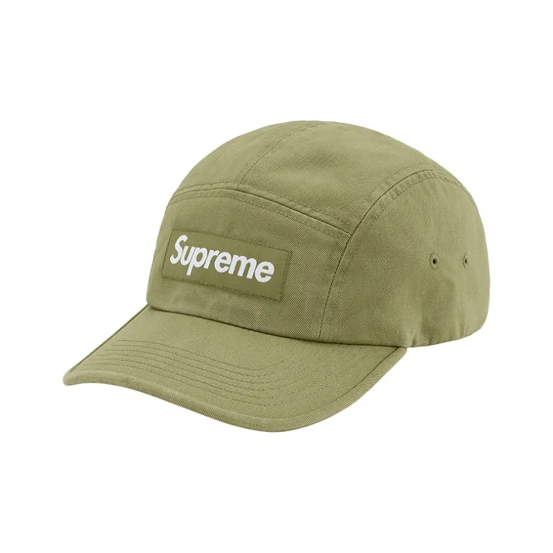 Supreme Washed Chino Twill Camp Cap FW21-1