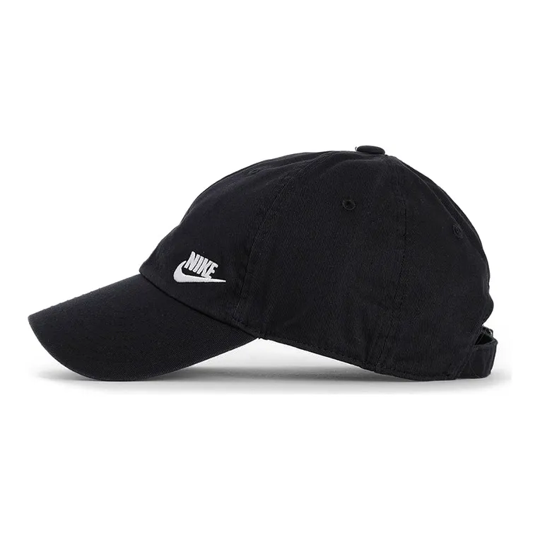 Nike Cotton Baseball Caps Unisex Black-2