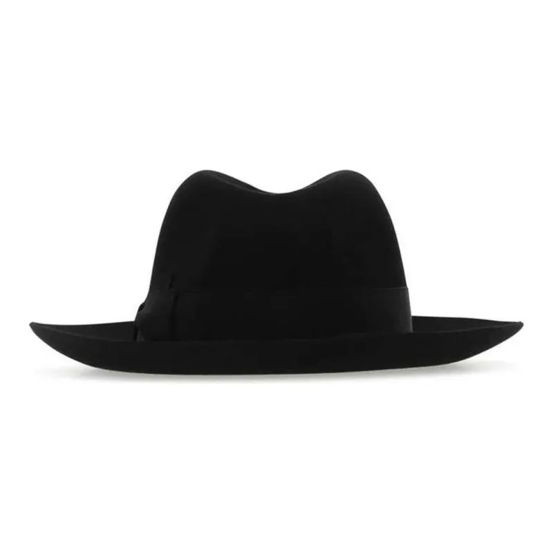 Borsalino Bucket Hats Unisex Black-1