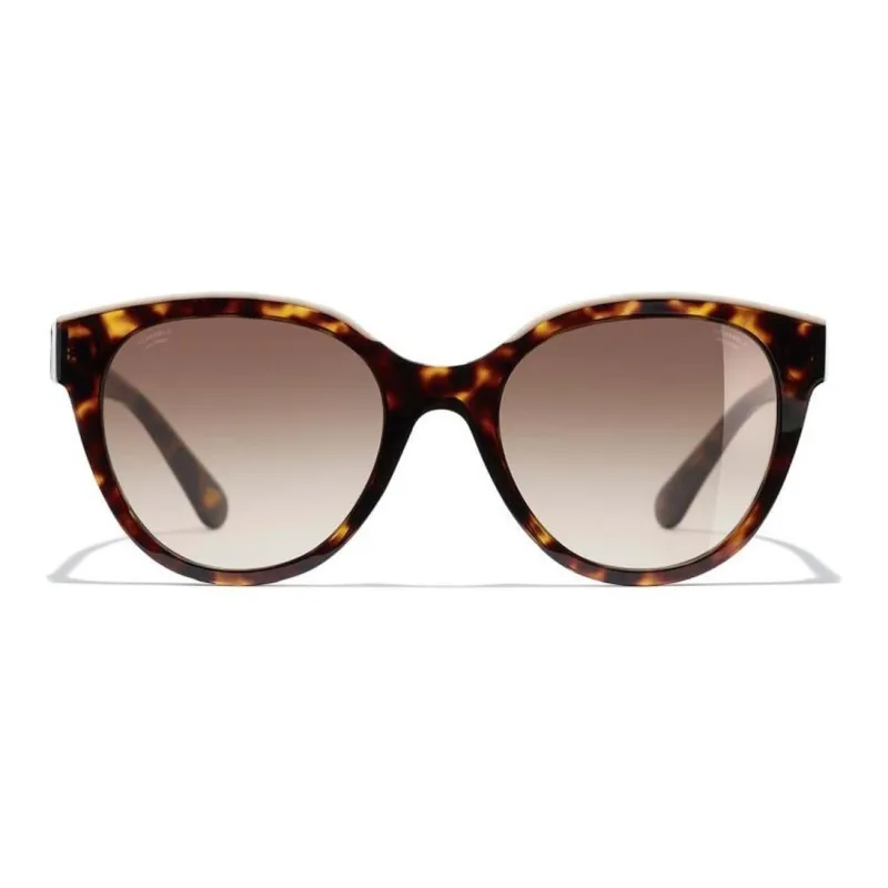 CHANEL Sunglasses Unisex Brown-1