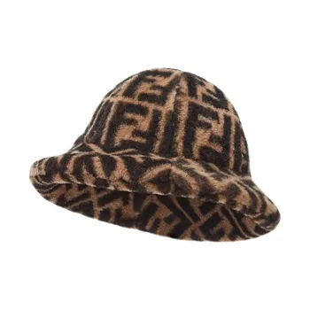 FENDI Bucket Hats Kids Brown