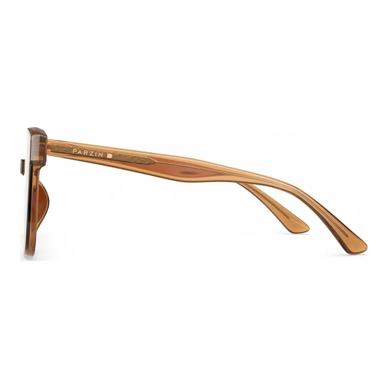 PARZIN Plate Frame EMS Square Sunglasses Unisex-8