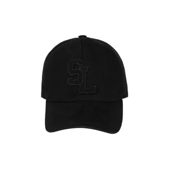 SAINT LAURENT Women's Sl Cotton Canvas Baseball Cap