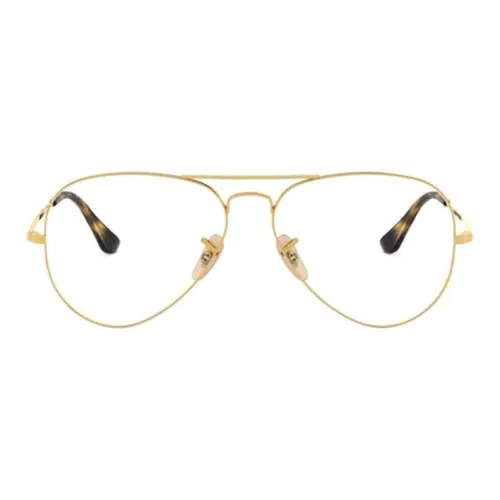 RayBan Eyeglass Frames Unisex Gold