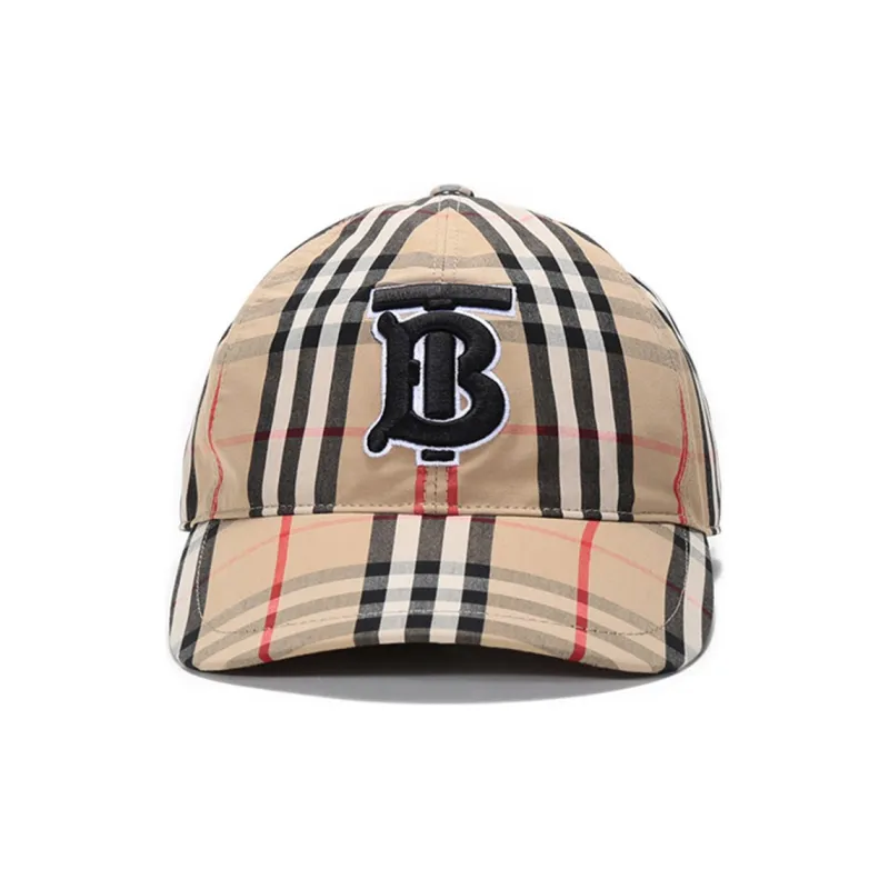 Burberry Logo Embroidered Print Baseball Cap-1