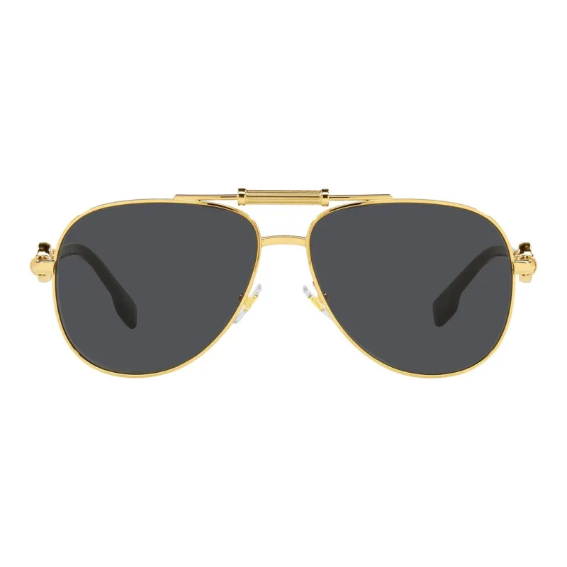 VERSACE Eyewear Aviator Frame Sunglasses-1
