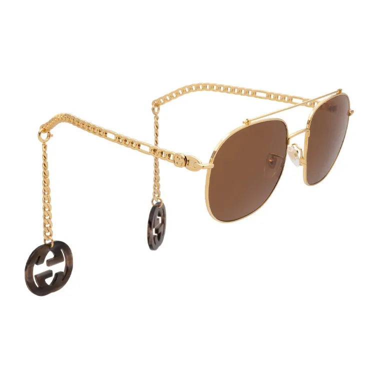 GUCCI Sunglasses Unisex Brown-0