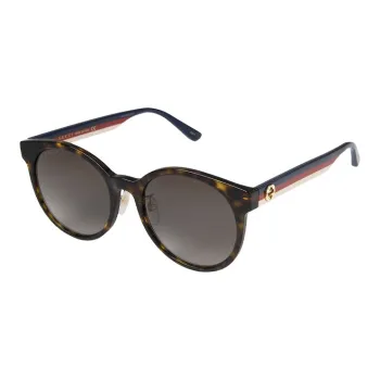 GUCCI Plate Frame Round Sunglasses Unisex