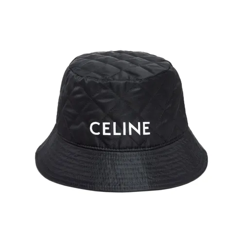 CELINE Bucket Hats Unisex Black