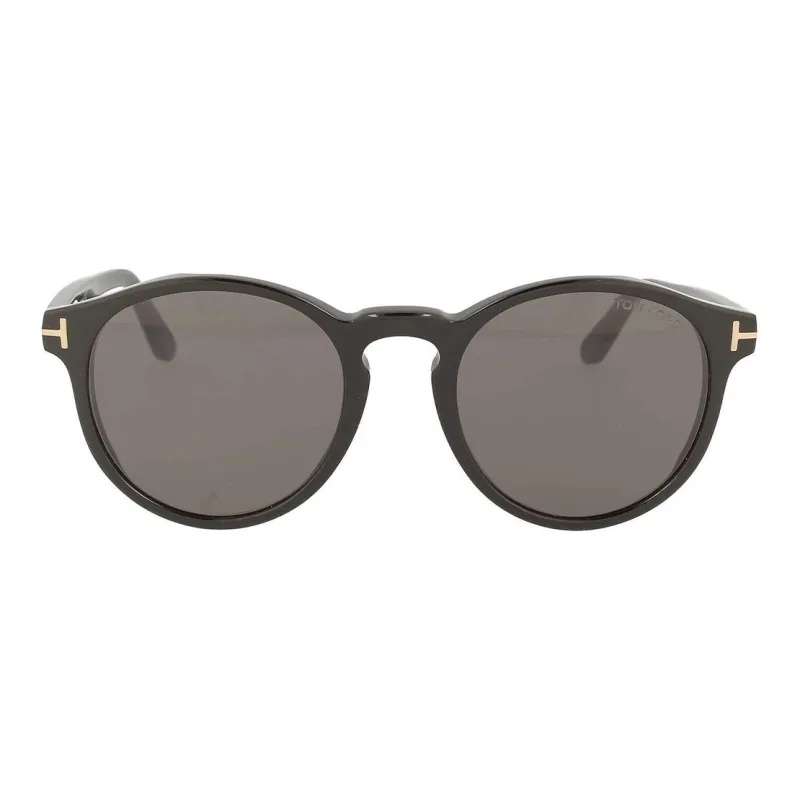 TOM FORD Eyewear Ian Round Frame Sunglasses-1