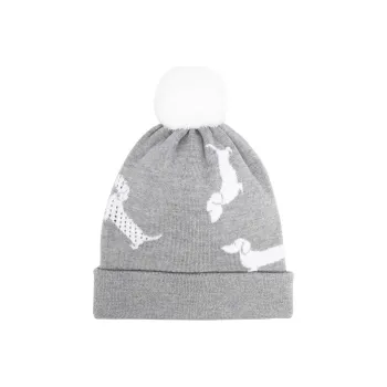 THOM BROWNE Beanies Men Light Gray