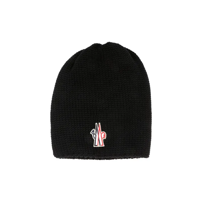 Moncler Grenoble Logo patch Beanie Hat-0