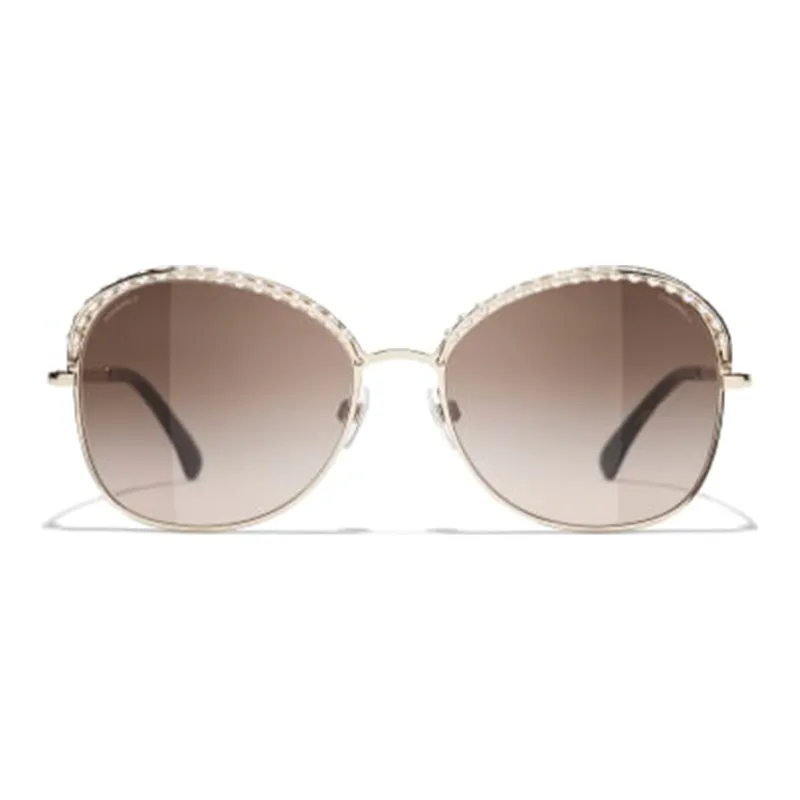 CHANEL Sunglasses Women's Gold-0