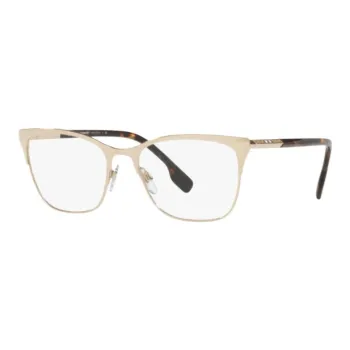 Burberry Eyeglass Frames Women's Gold